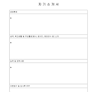 자기소개서(13) 자기소개서(13)